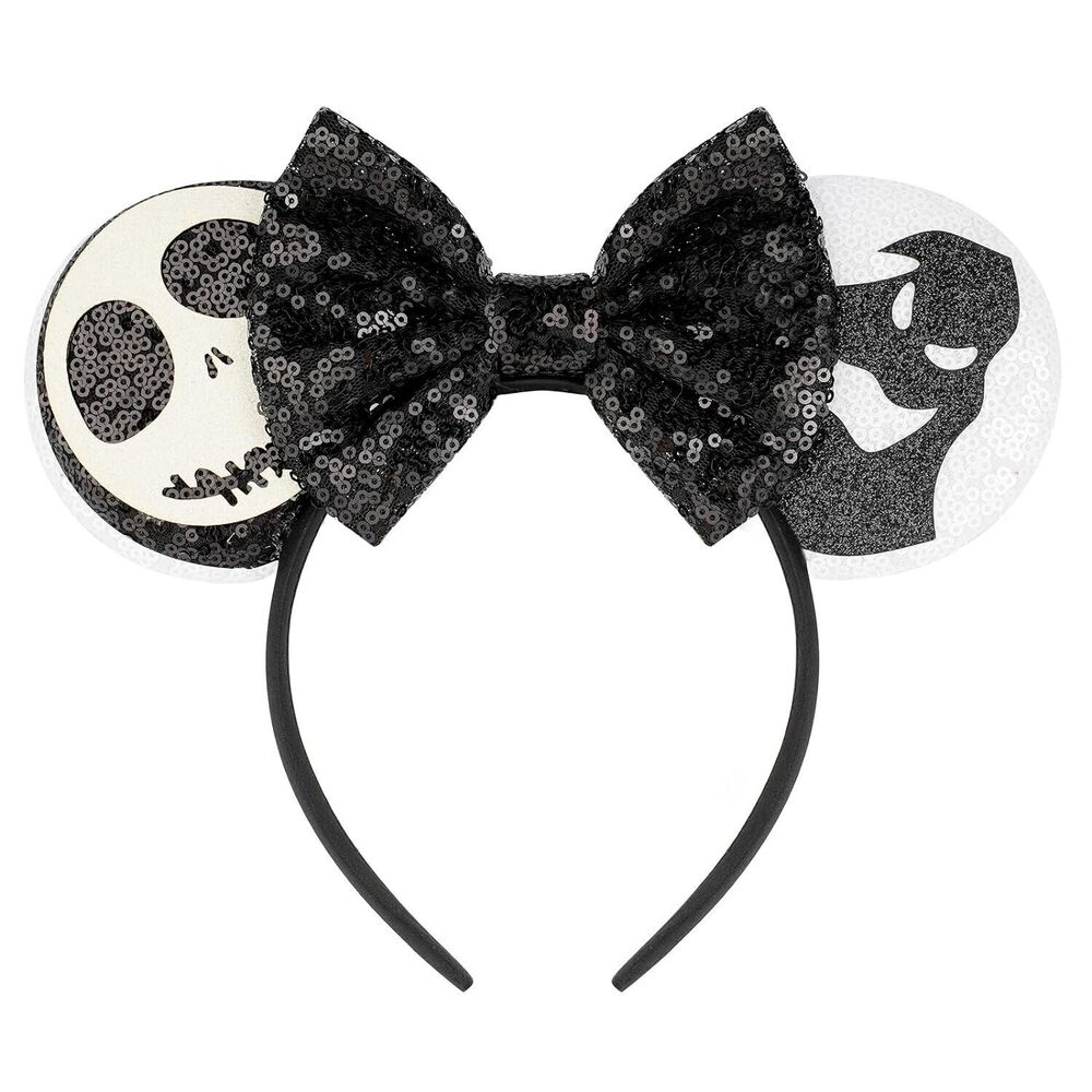 Nightmare Before Christmas Inspire Minnie Ears Headband Disney Parks Skellington